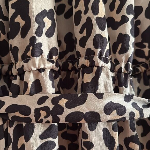 Loft cheetah print dress - Picture 8 of 13